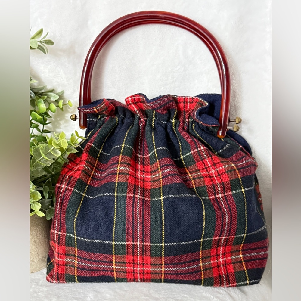 Vintage Reversible Pappagallo Style Womens Handbag